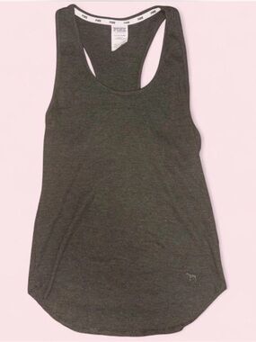 Victoria's Secret Charcoal Gray Racerback Tank Top